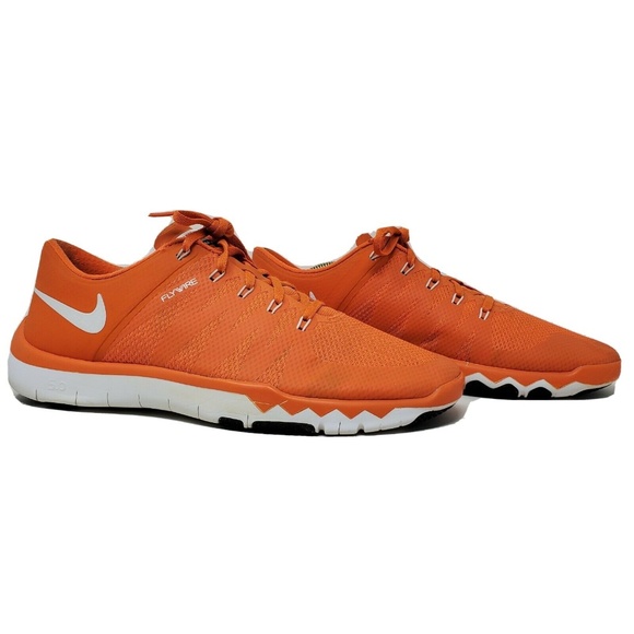 Nike Other - Nike Free Trainer 5.0 Flywire Knit Orange Sneaker